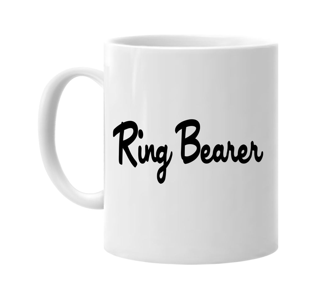 ring bearer signature outlet novelty coffee cup mug graphic gift ideas gifts for the family mom dad