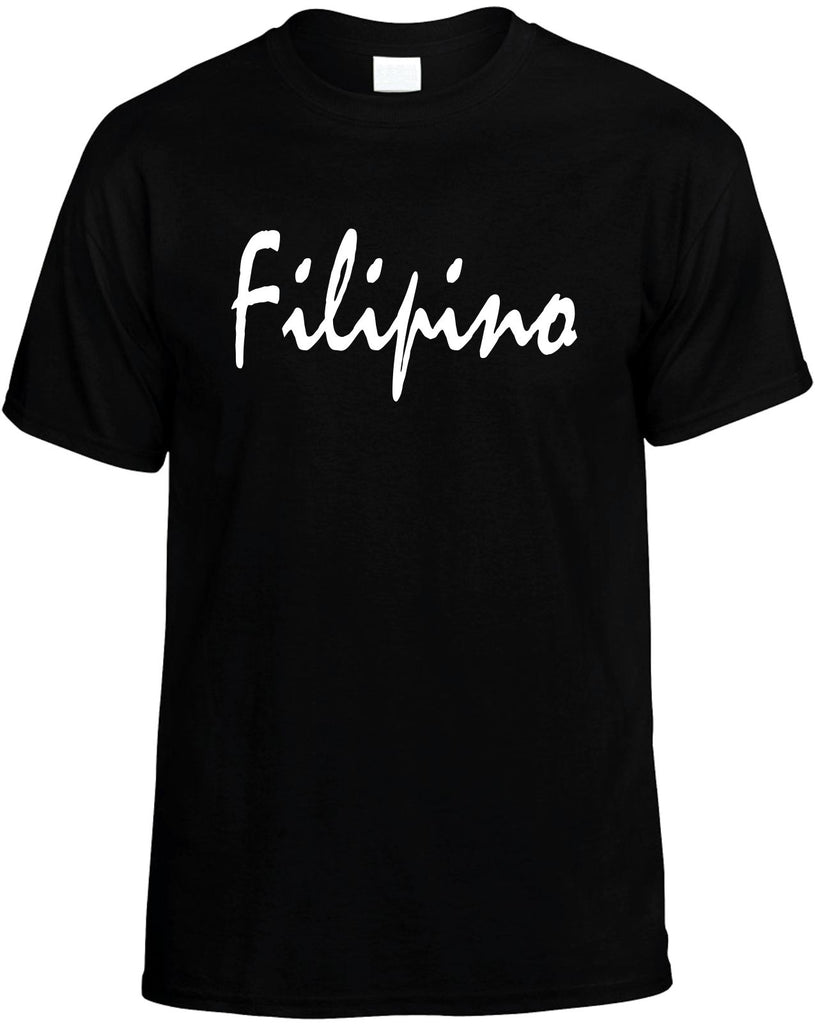 filipino mens funny t-shirt black