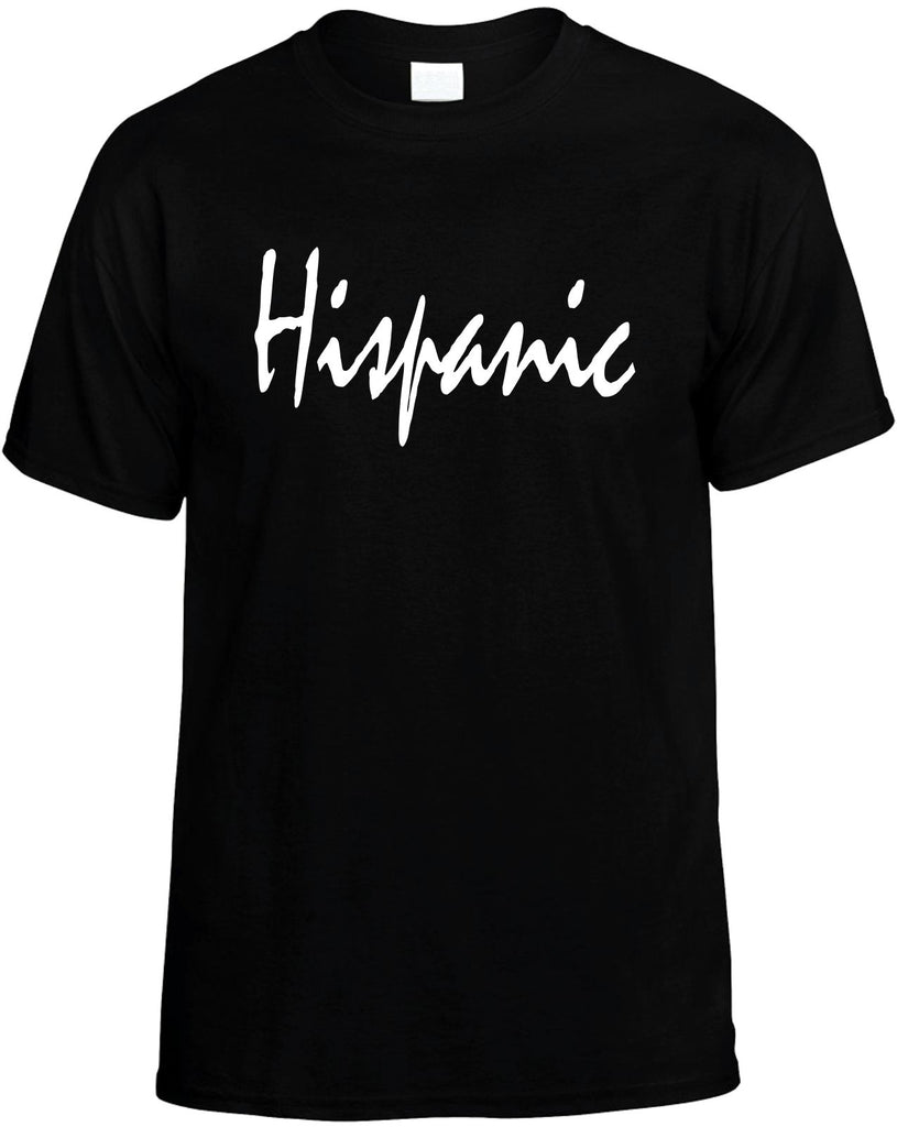 hispanic mens funny t-shirt black