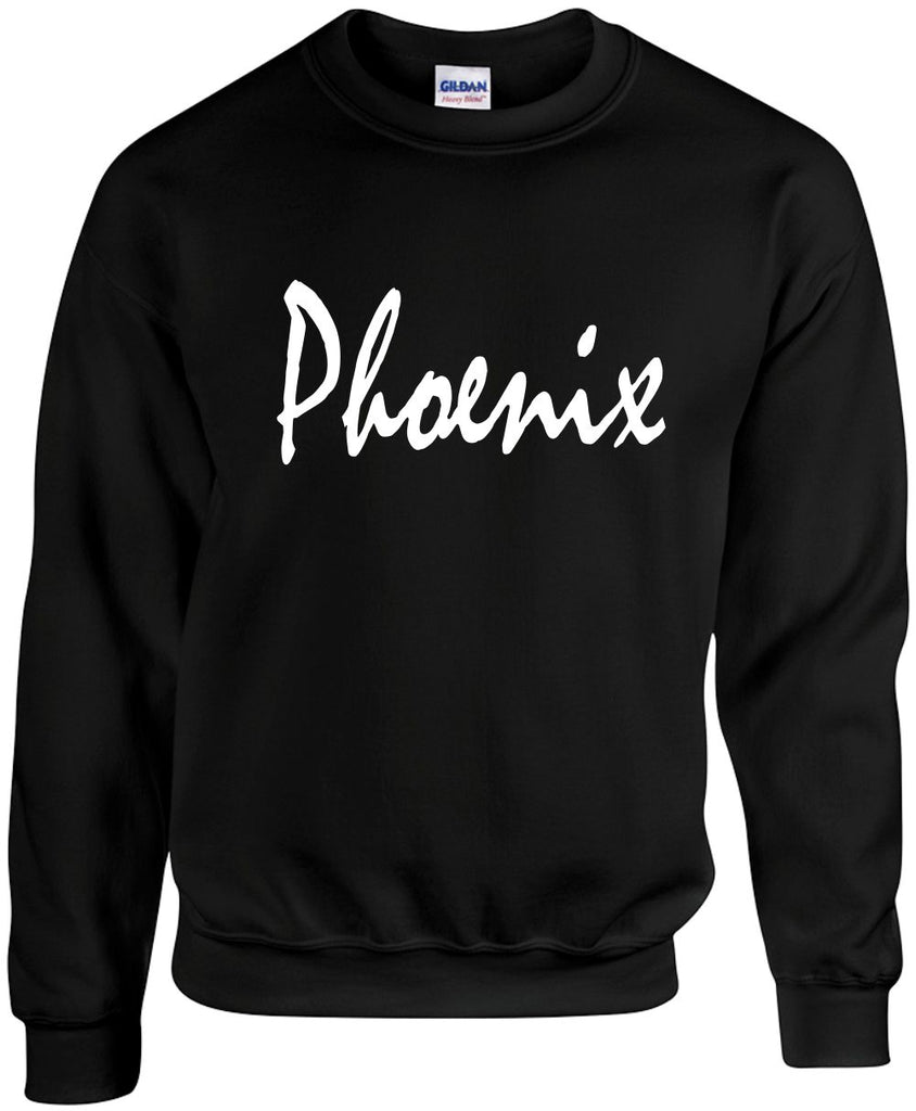 phoenix arizona unisex crewneck sweatshirt black signature outlet novelty 