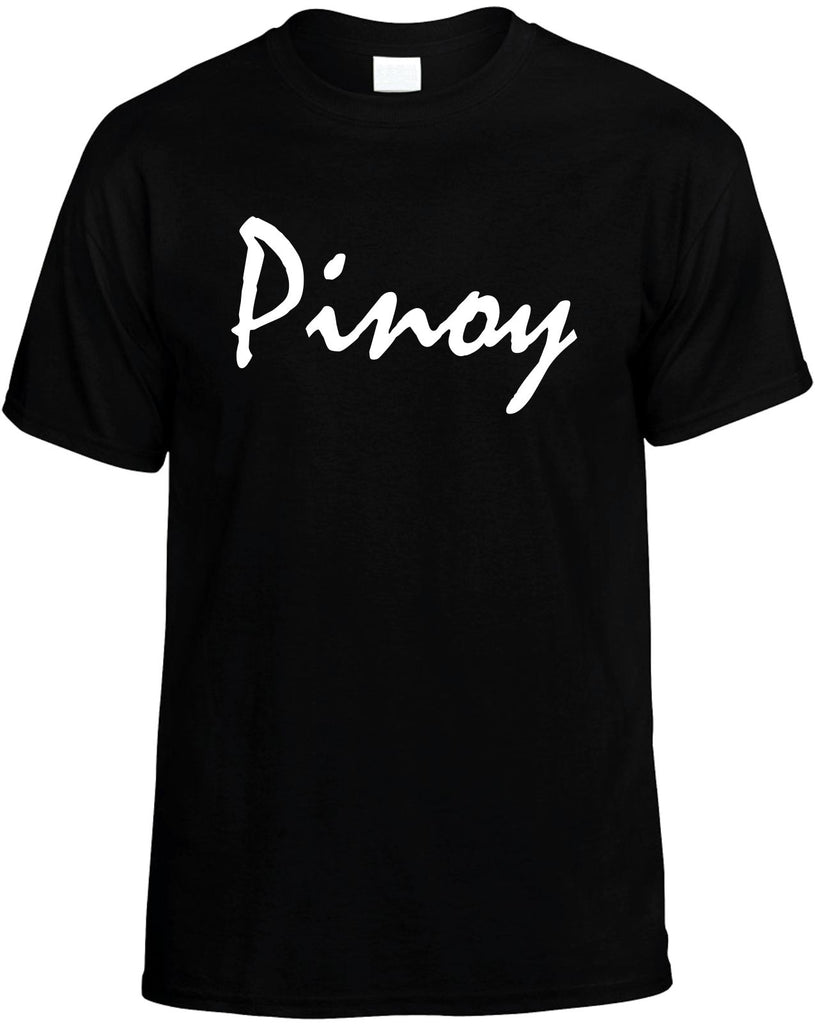 pinoy mens funny t-shirt black