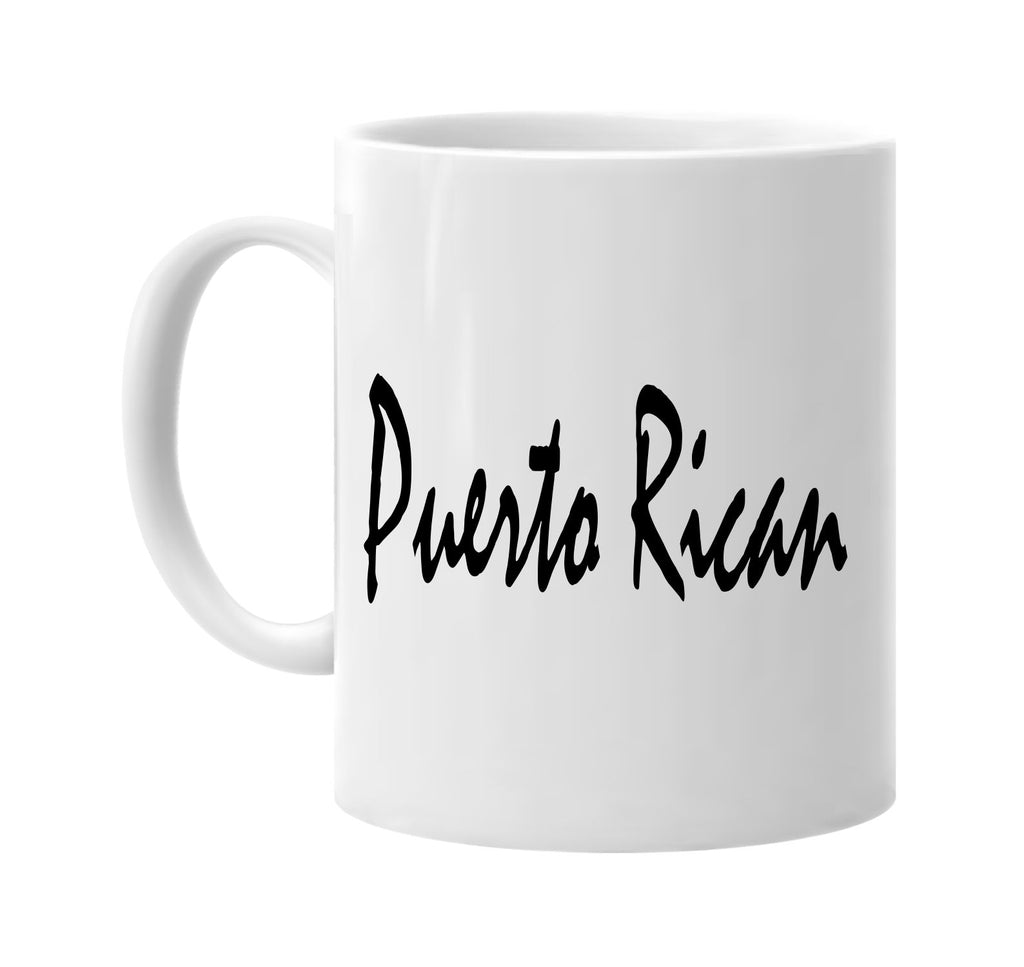 puerto rican puerto rico signature outlet novelty coffee cup mug graphic gift ideas gifts for the family mom dad