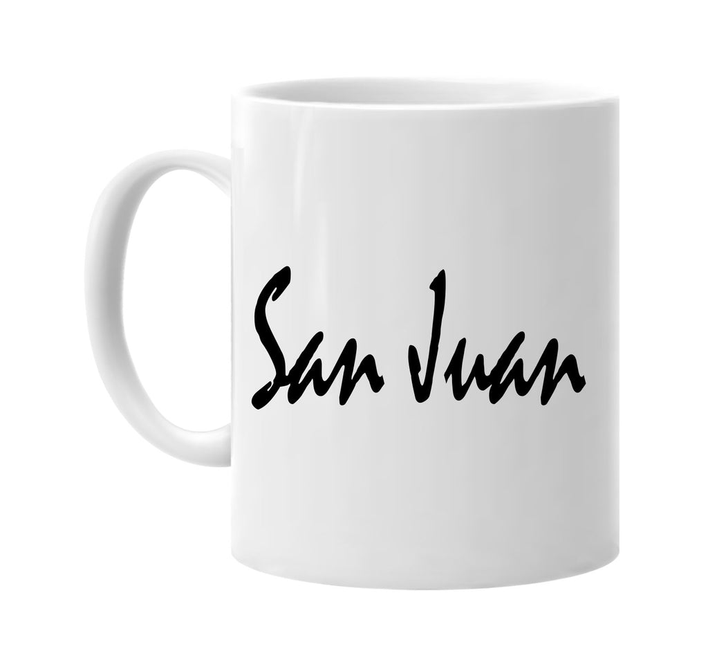 san juan puerto rico signature outlet novelty coffee cup mug graphic gift ideas gifts for the family mom dad