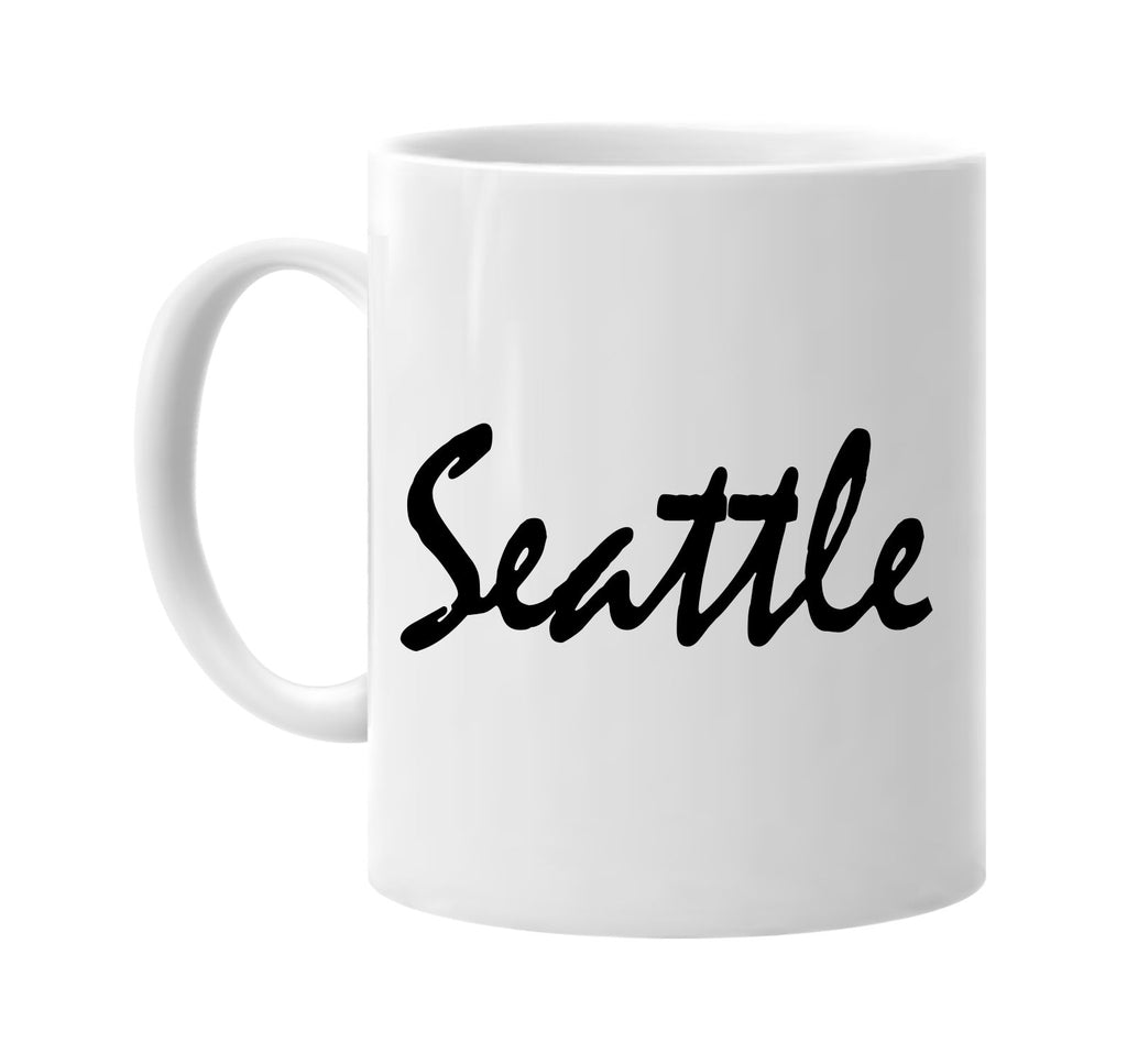 seattle washington signature outlet novelty coffee cup mug graphic gift ideas gifts for the family mom dad