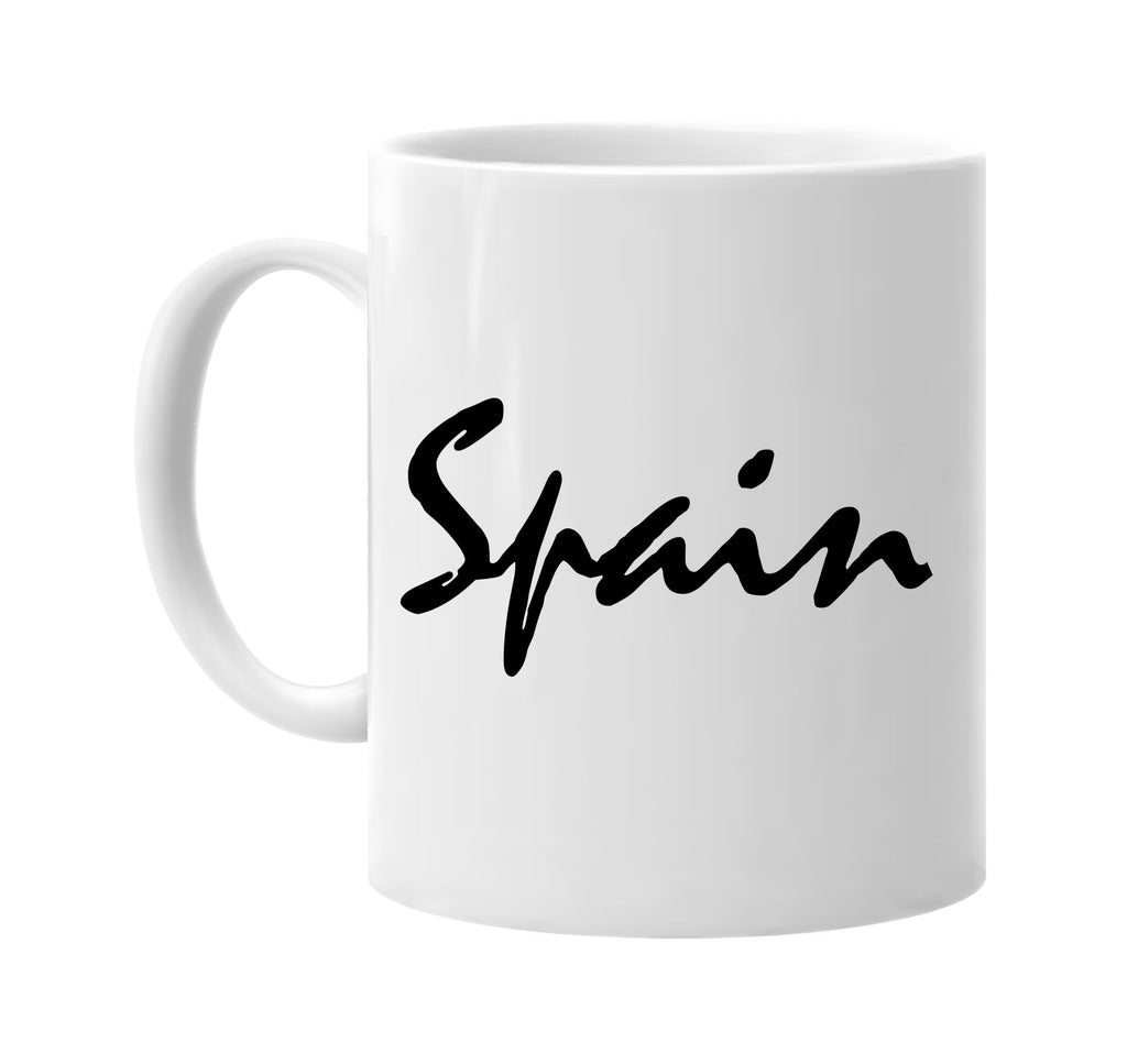 spain signature outlet novelty coffee cup mug graphic gift ideas gifts for the family mom dad