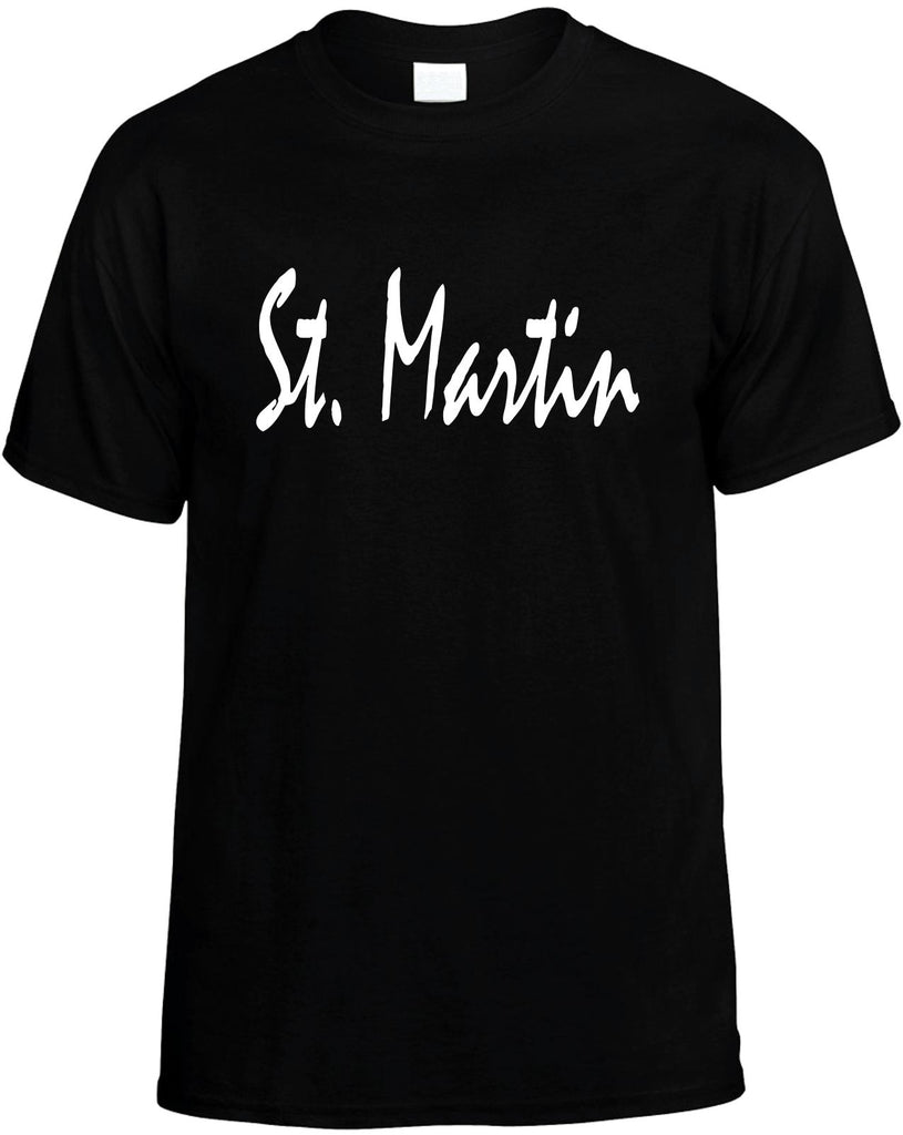 st martin mens funny t-shirt black
