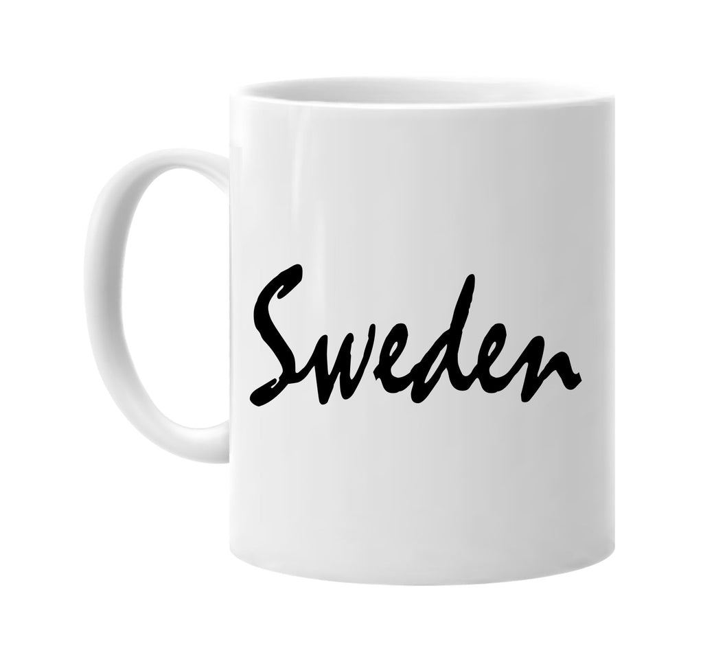 sweden signature outlet novelty coffee cup mug graphic gift ideas gifts for the family mom dad