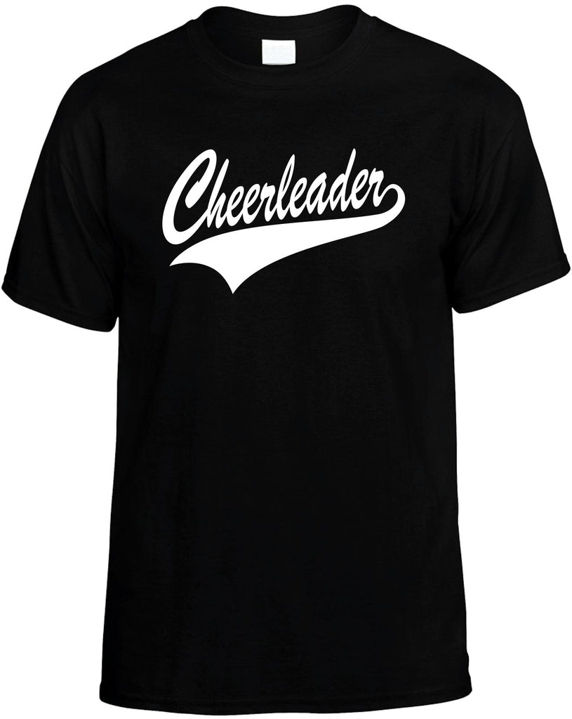 cheerleader mens funny t-shirt black