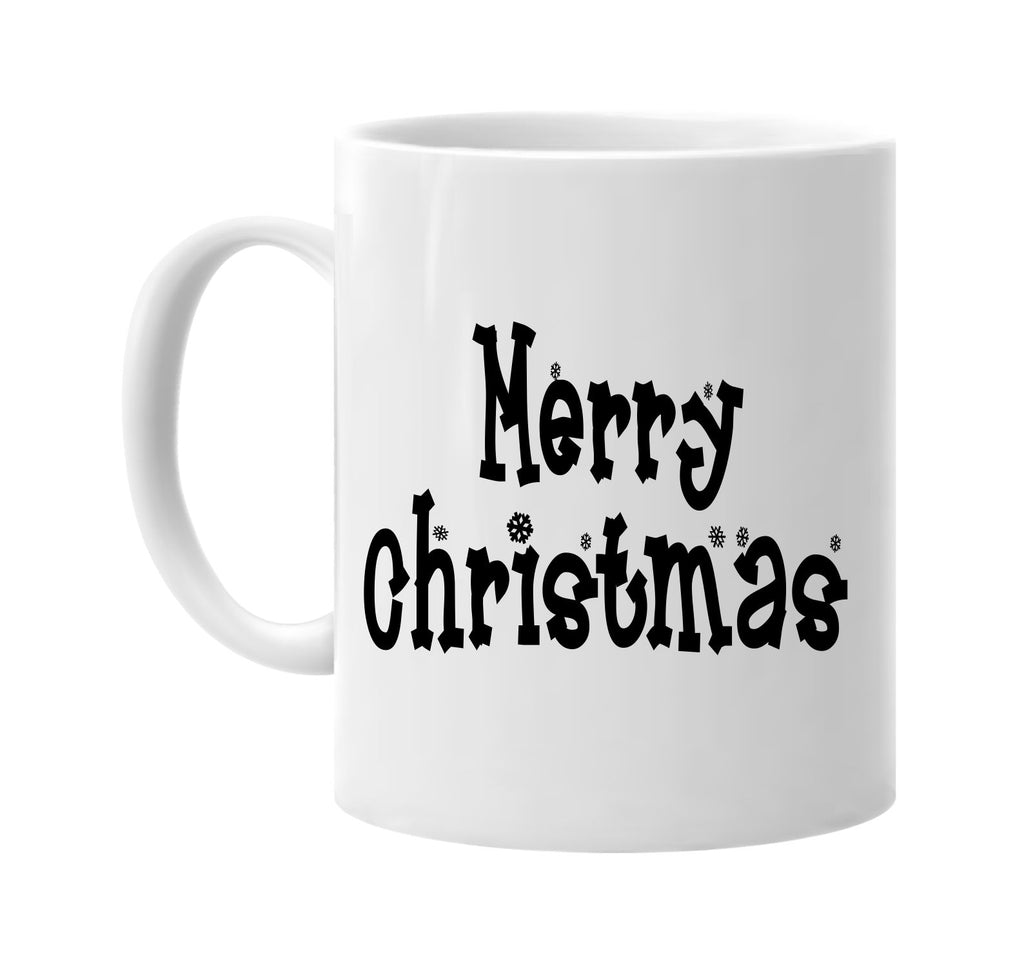 merry christmas christmas signature outlet novelty coffee cup mug graphic gift ideas gifts for the family mom dad