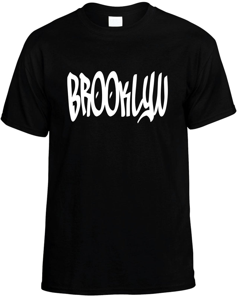 brooklyn new york ny mens funny t-shirt black