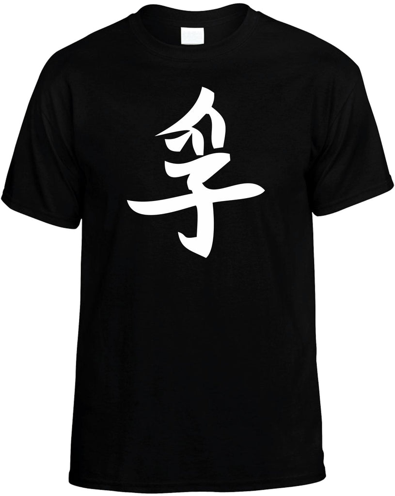 truth chinese character writing mens funny t-shirt black