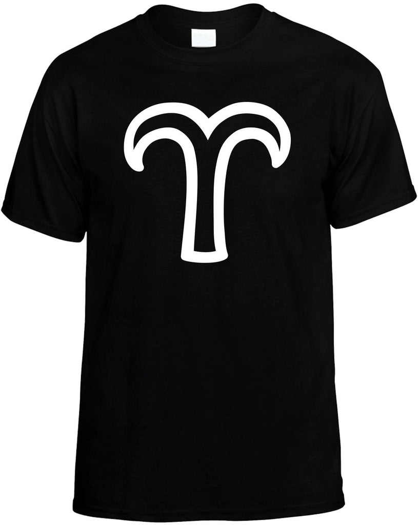 horoscope - aries mens funny t-shirt black
