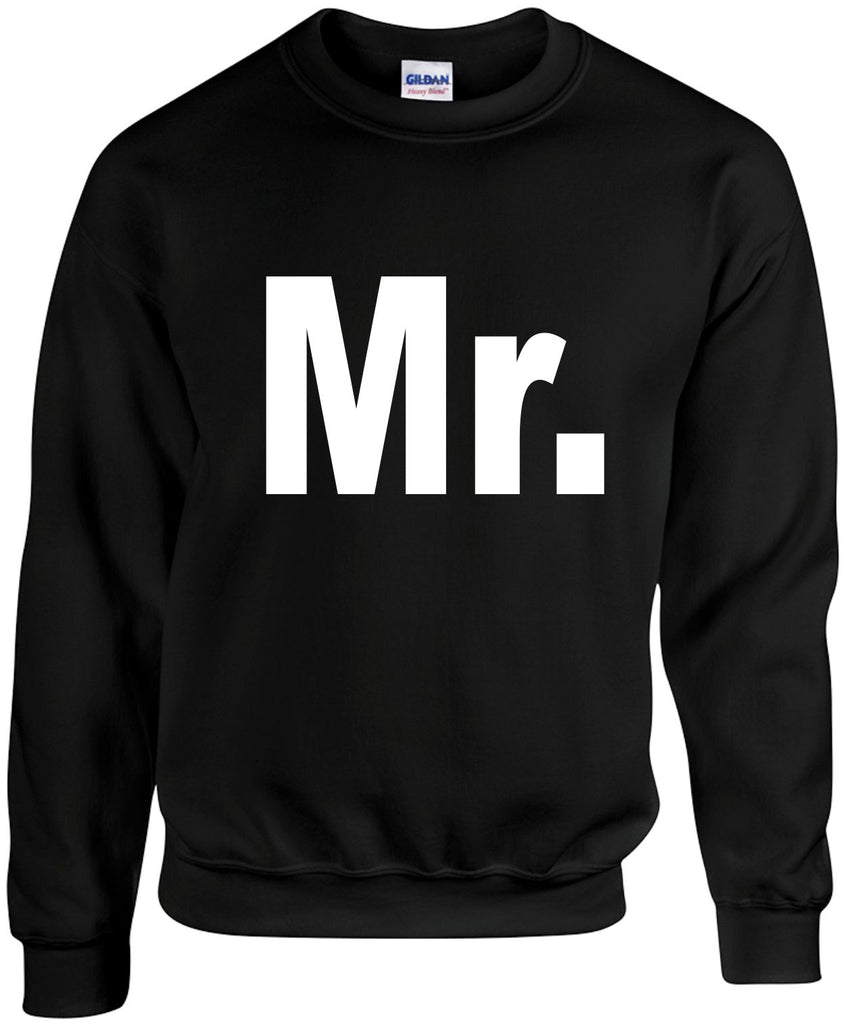 mr bold font wedding party groom unisex crewneck sweatshirt black signature outlet novelty 