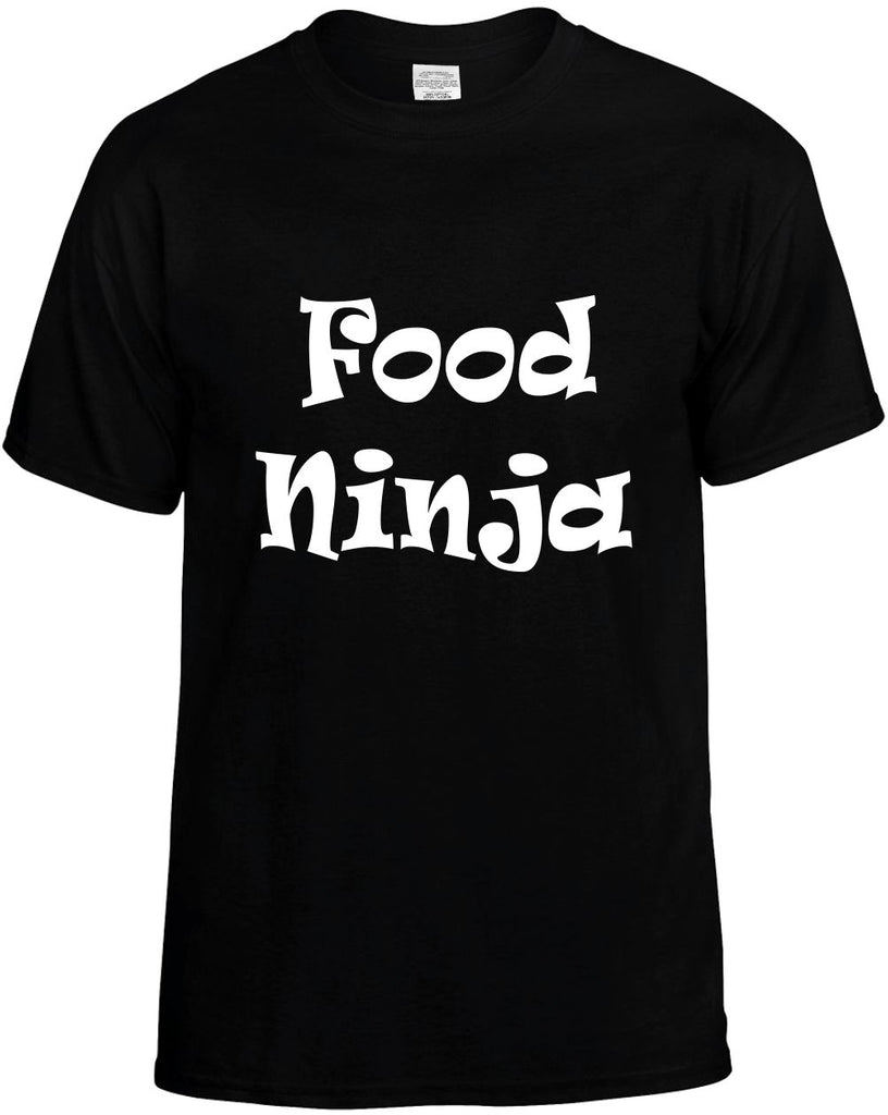 food ninja humorous cool mens funny t-shirt black