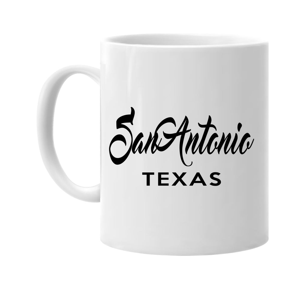 san antonio texas city state signature outlet novelty coffee cup mug graphic gift ideas gifts for the family mom dad