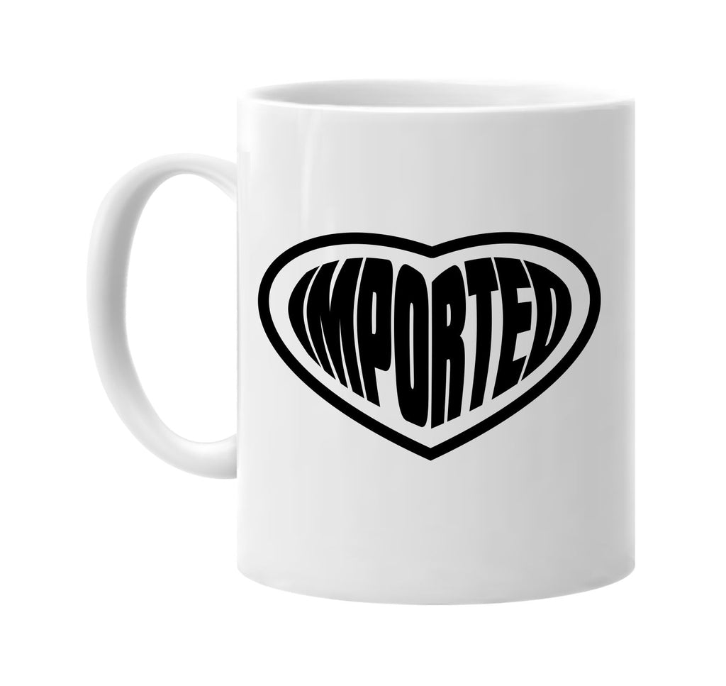 imported heart cute fashion signature outlet novelty coffee cup mug graphic gift ideas gifts for the family mom dad