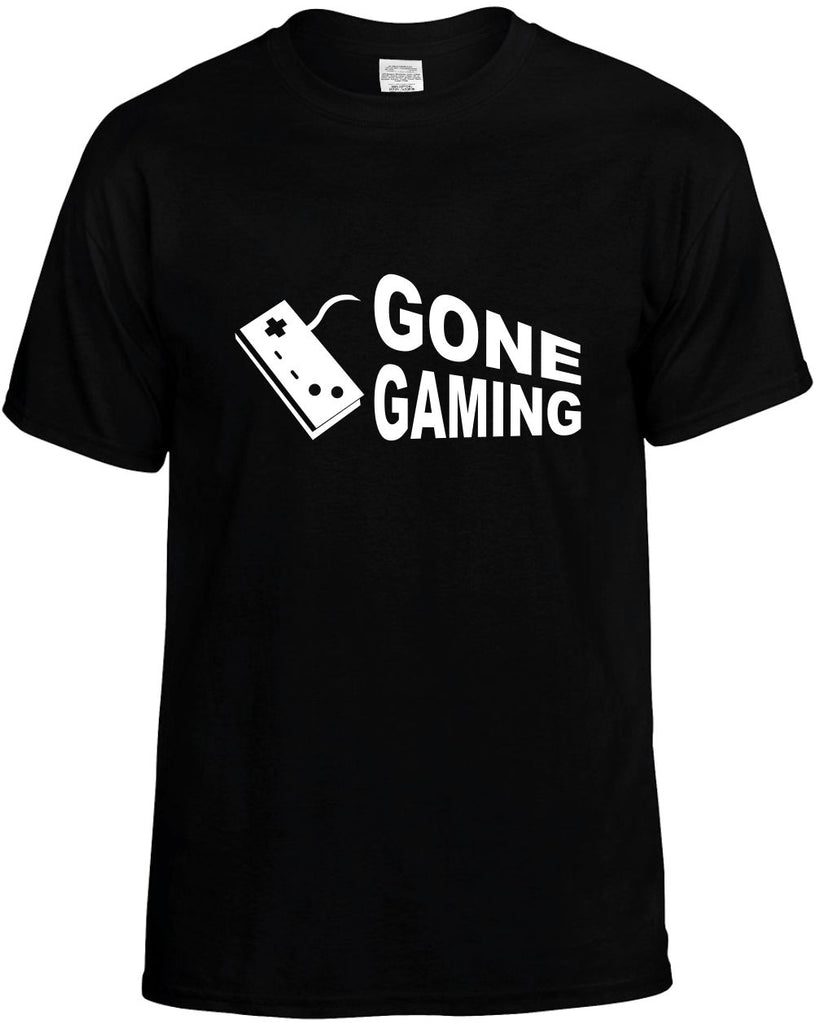 gone gaming cool hobby gamer mens funny t-shirt black