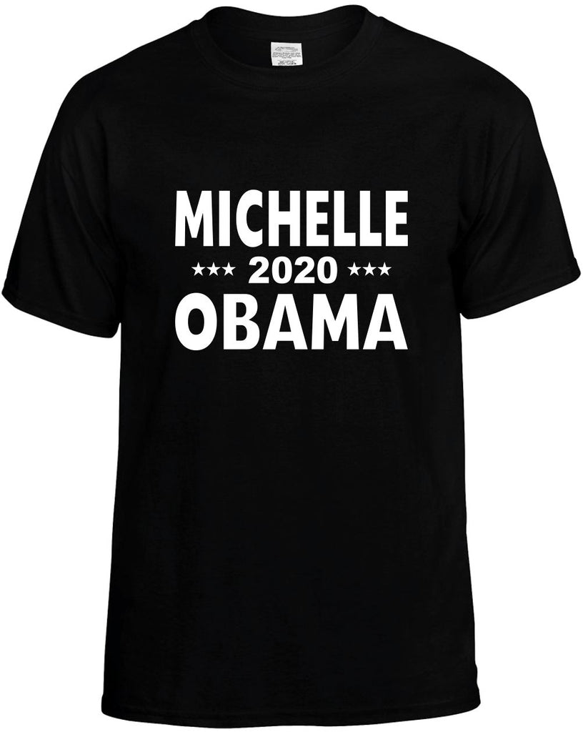 michelle 2020 obama president 46 mens funny t-shirt black