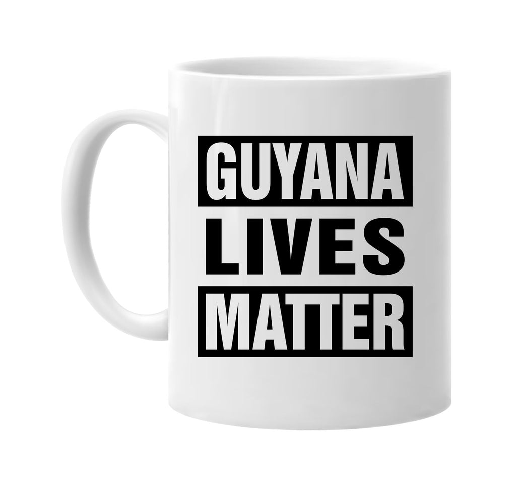 guyana lives matter signature outlet novelty coffee cup mug graphic gift ideas gifts for the family mom dad