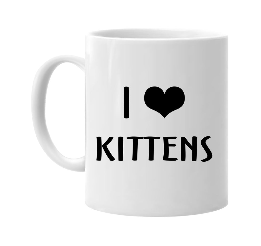i love heart kittens signature outlet novelty coffee cup mug graphic gift ideas gifts for the family mom dad