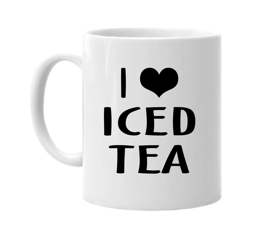 i love heart iced tea signature outlet novelty coffee cup mug graphic gift ideas gifts for the family mom dad