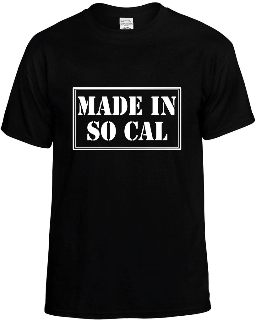 made in so cal mens funny t-shirt black
