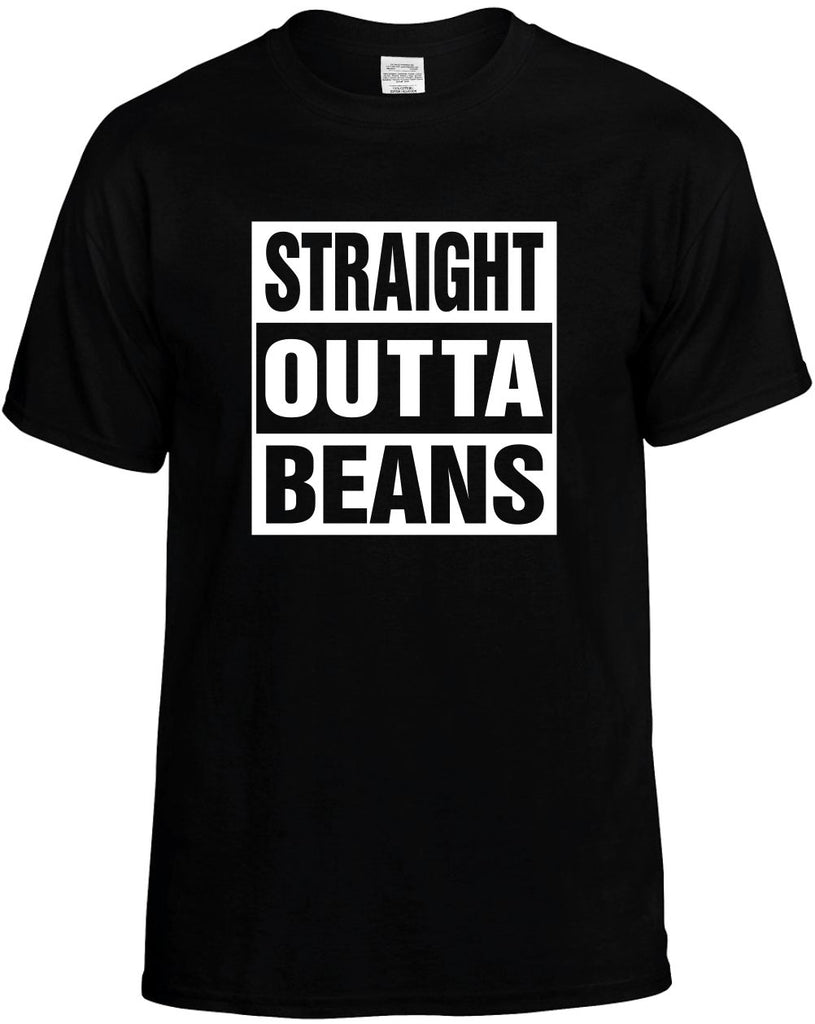 Straight Outta Beans funny unisex t-shirt mens