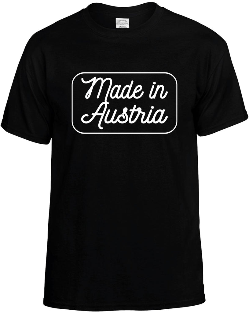 Made In Austria Men's T-Shirt Funny Novelty Graphic Unisex Tee