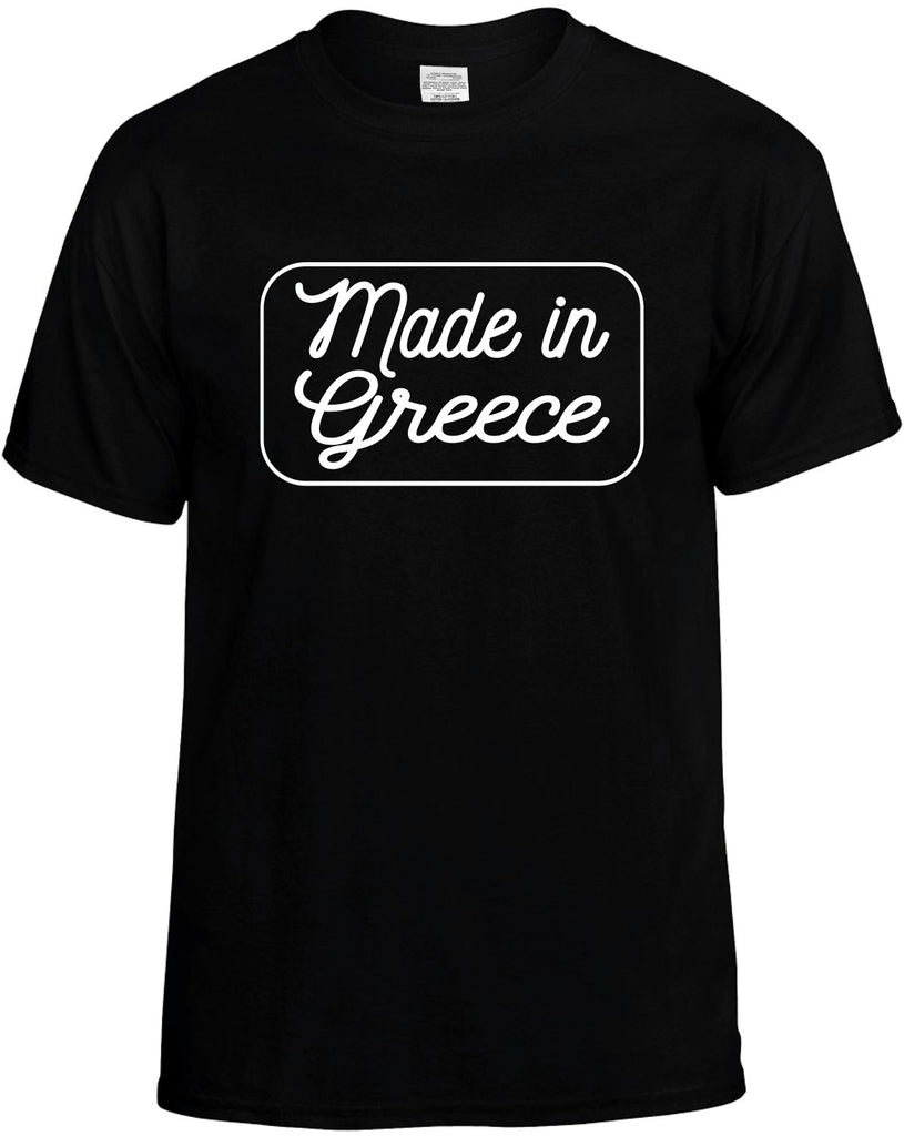 Made In Greece Men's T-Shirt Funny Novelty Graphic Unisex Tee