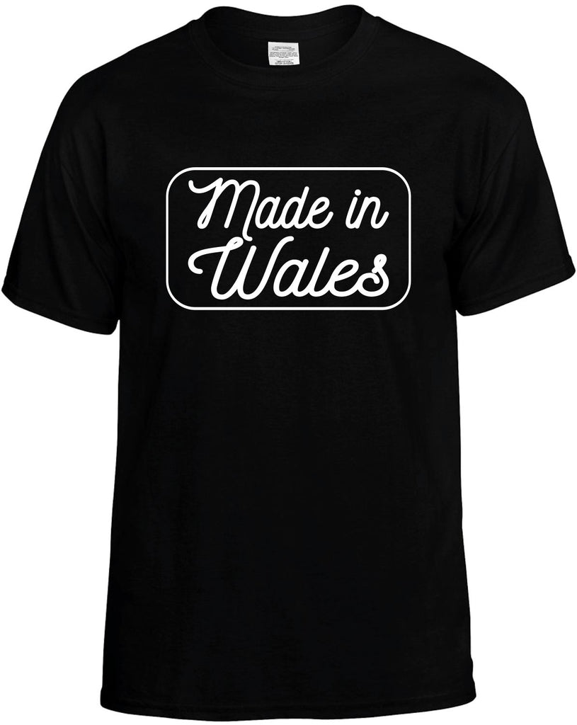 Made In Wales Men's T-Shirt Funny Novelty Graphic Unisex Tee