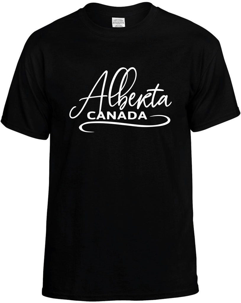 Alberta, Canada Men's T-Shirt Funny Novelty Graphic Unisex Tee