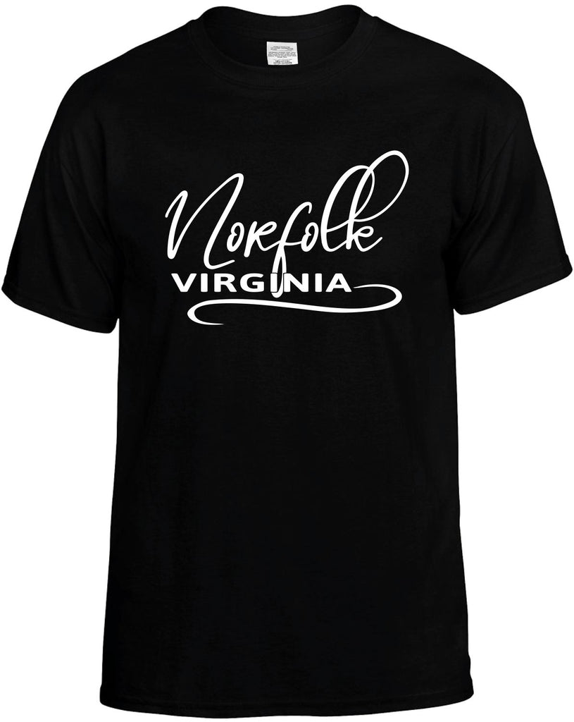 Norfolk, Virginia Men's T-Shirt Funny Novelty Graphic Unisex Tee