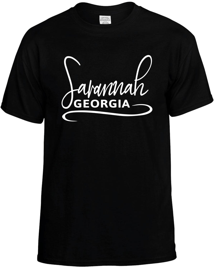 Savannah, Georgia Men's T-Shirt Funny Novelty Graphic Unisex Tee