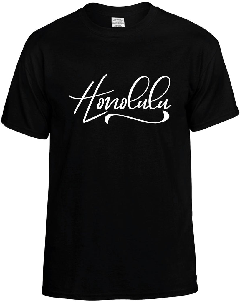 Honolulu Men's T-Shirt Funny Novelty Graphic Unisex Tee