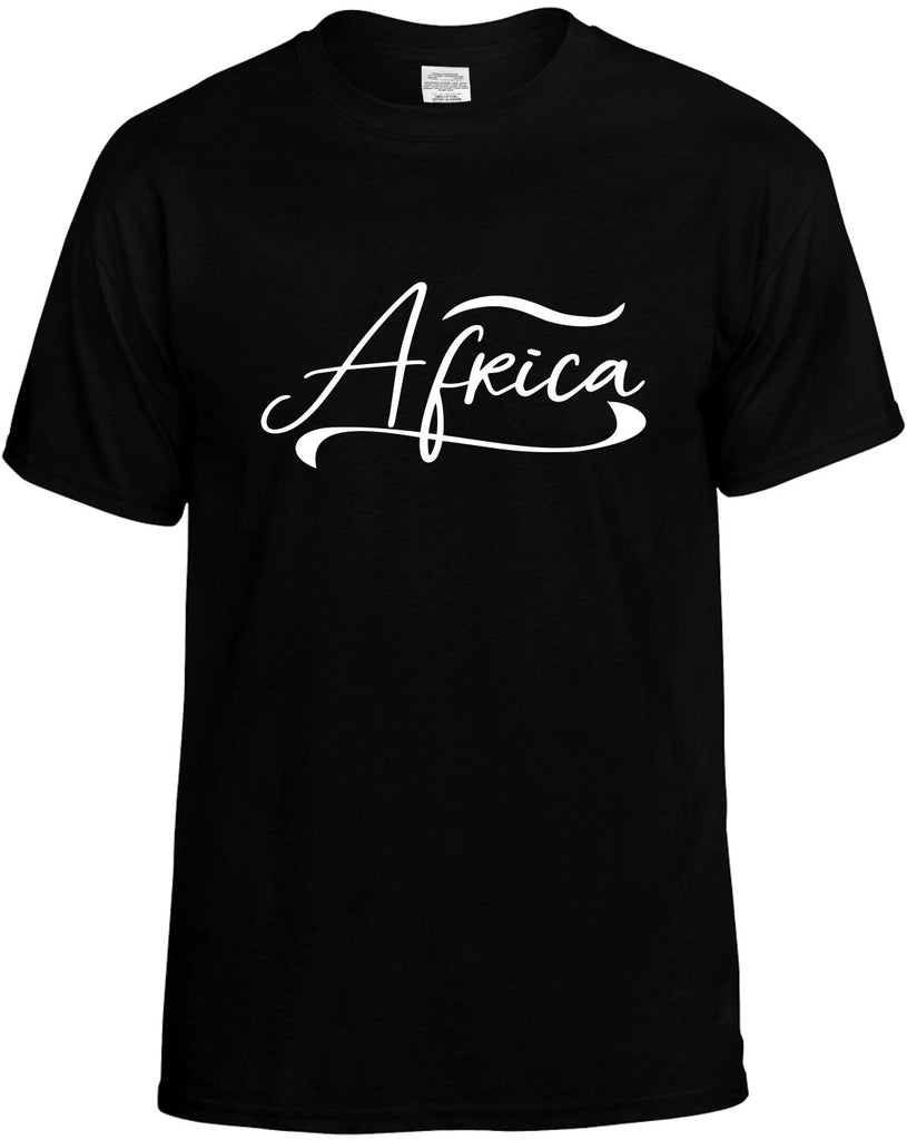Africa Men's T-Shirt Funny Novelty Graphic Unisex Tee