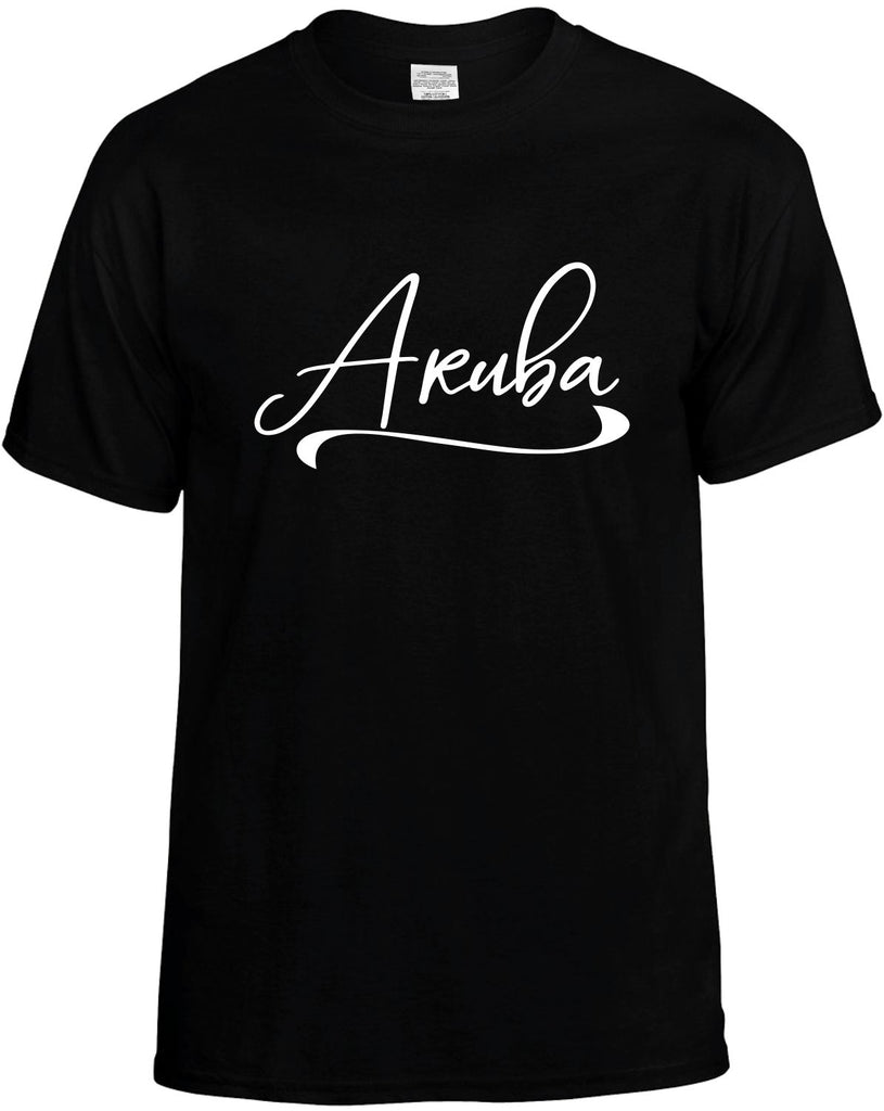 Aruba Men's T-Shirt Funny Novelty Graphic Unisex Tee