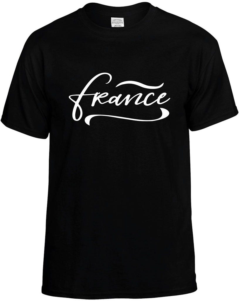 France Men's T-Shirt Funny Novelty Graphic Unisex Tee