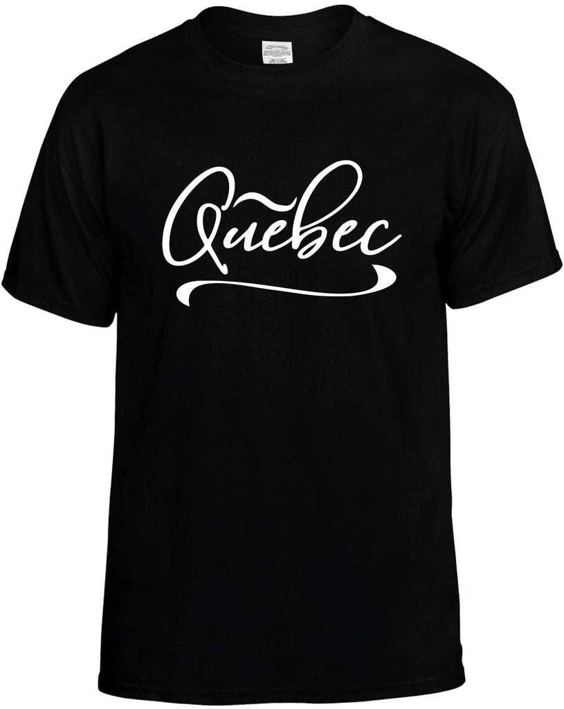 Quebec Men's T-Shirt Funny Novelty Graphic Unisex Tee