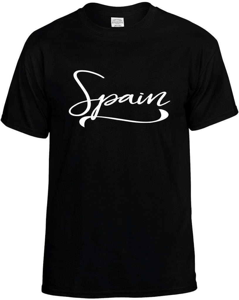 Spain Men's T-Shirt Funny Novelty Graphic Unisex Tee