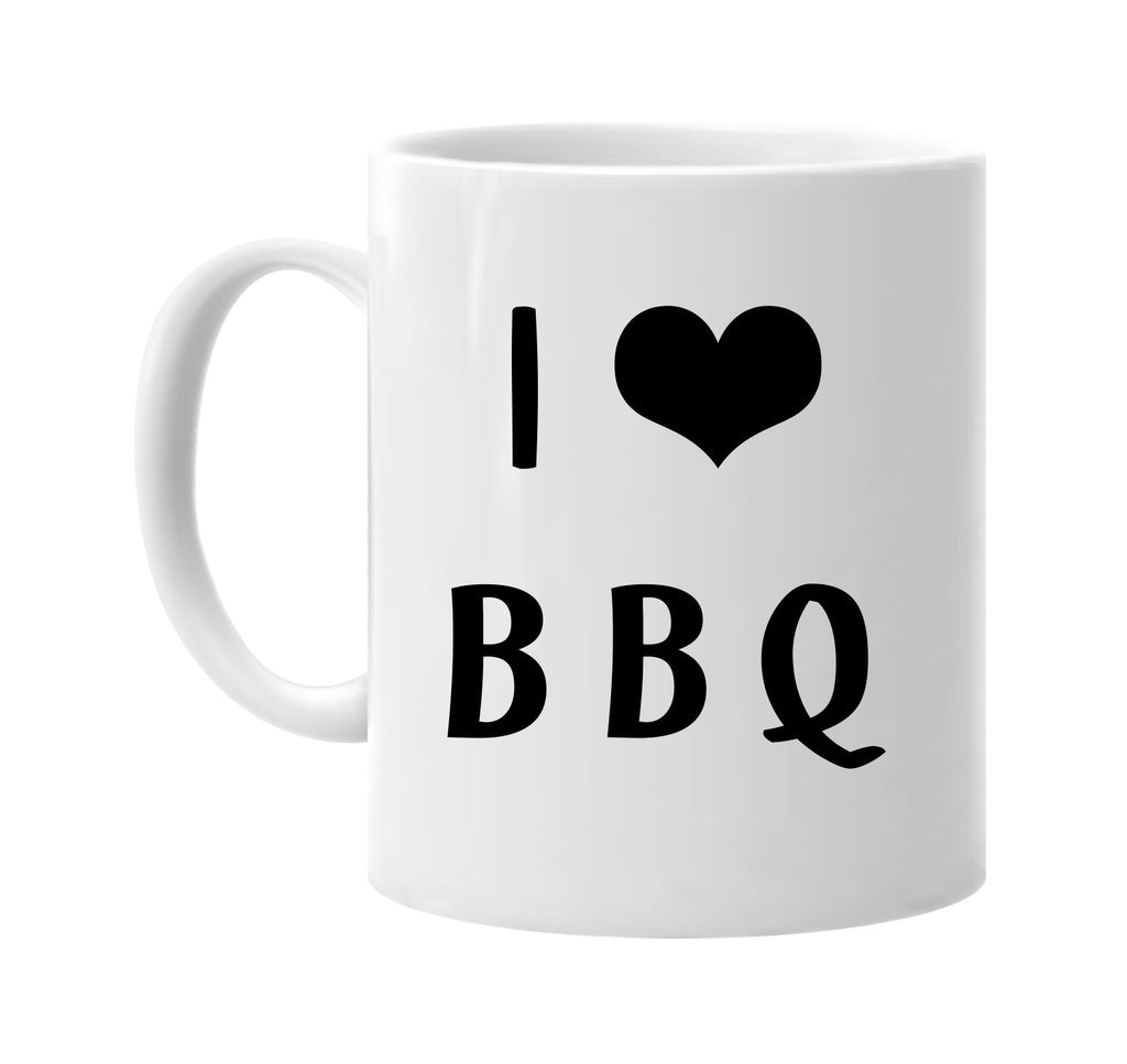 i love heart bbq signature outlet novelty coffee cup mug graphic gift ideas gifts for the family mom dad