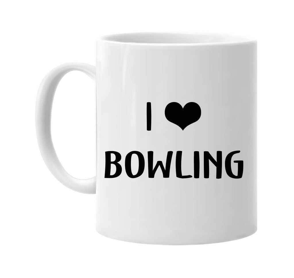 i love heart bowling signature outlet novelty coffee cup mug graphic gift ideas gifts for the family mom dad