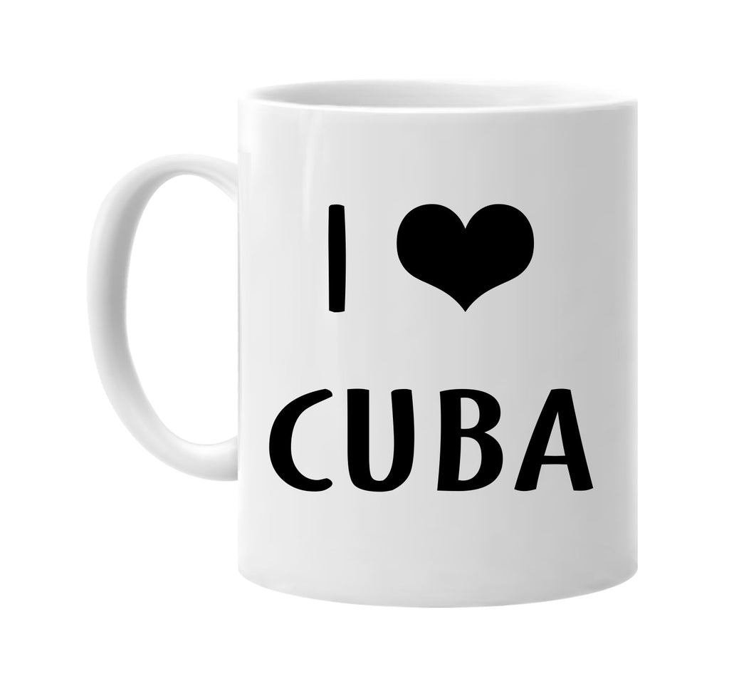 i love heart cuba signature outlet novelty coffee cup mug graphic gift ideas gifts for the family mom dad