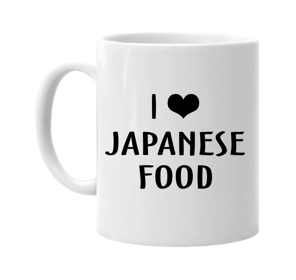 i love heart japanese food signature outlet novelty coffee cup mug graphic gift ideas gifts for the family mom dad