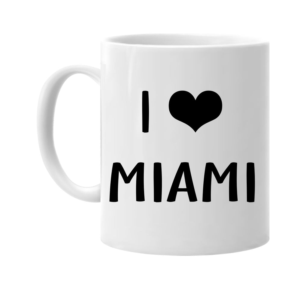 i love heart miami signature outlet novelty coffee cup mug graphic gift ideas gifts for the family mom dad