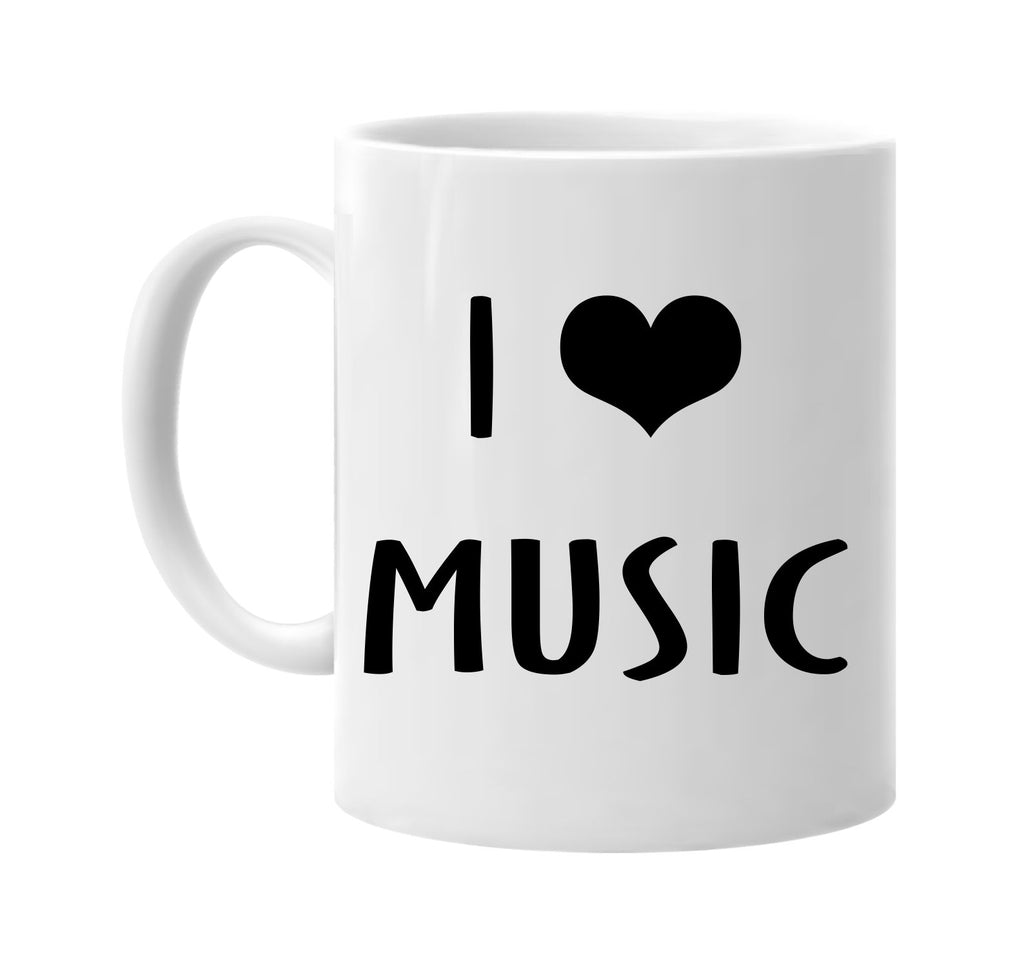 i love heart music signature outlet novelty coffee cup mug graphic gift ideas gifts for the family mom dad
