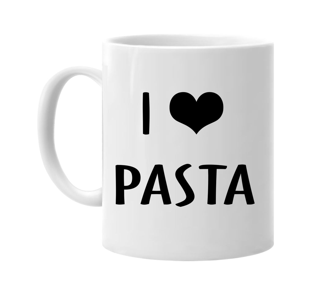 i love heart pasta signature outlet novelty coffee cup mug graphic gift ideas gifts for the family mom dad