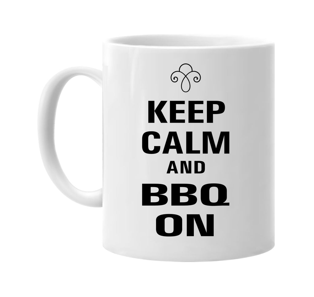 keep calm and bbq on signature outlet novelty coffee cup mug graphic gift ideas gifts for the family mom dad