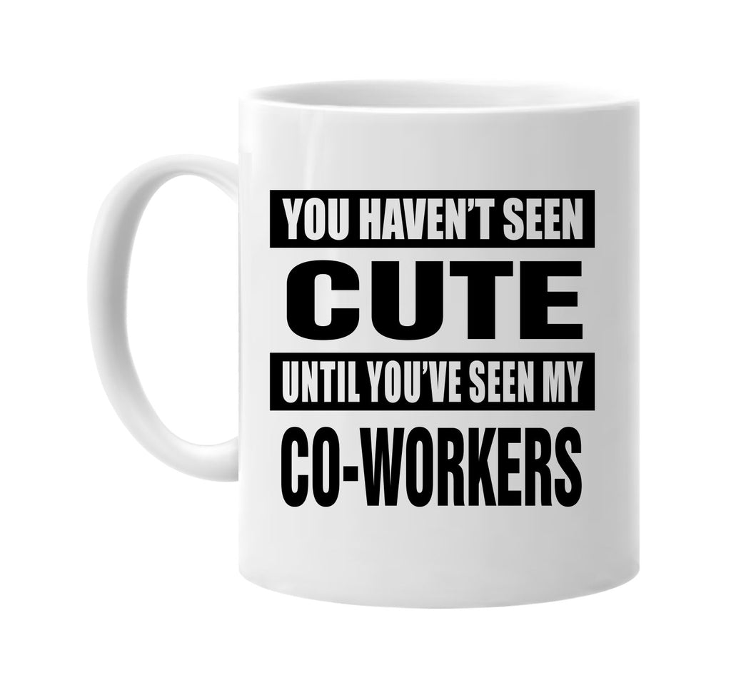 havent seen cute my co-workers signature outlet novelty coffee cup mug graphic gift ideas gifts for the family mom dad