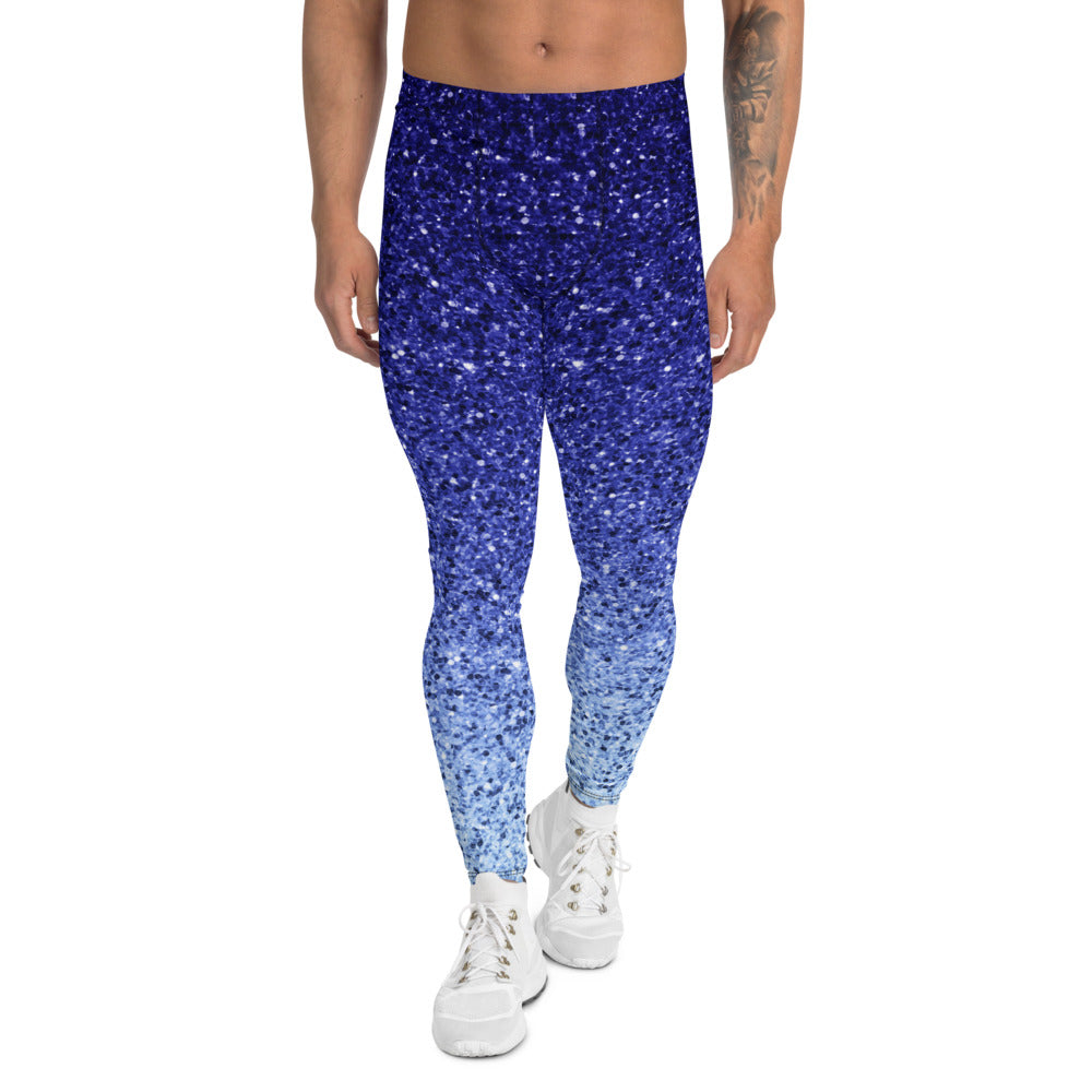Ombré Confetti Glitter Men's Leggings