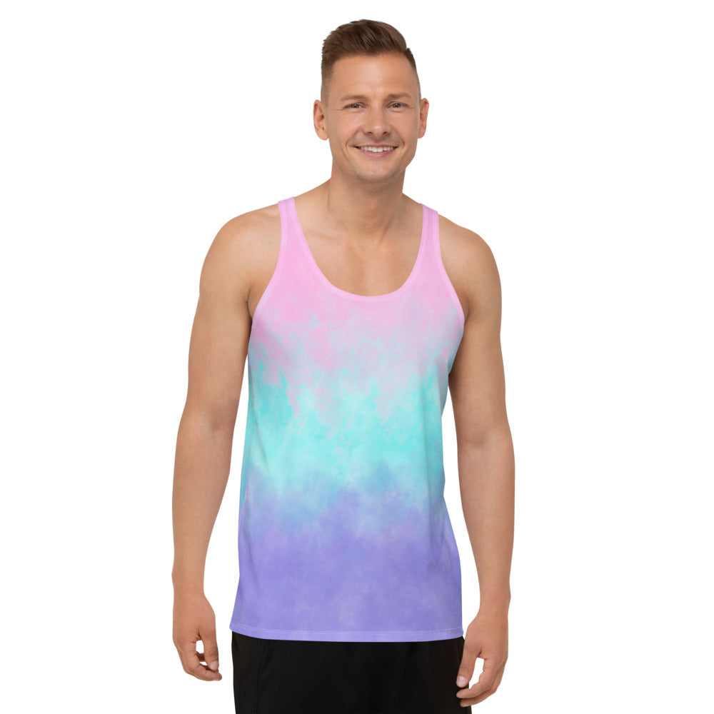 Rainbow Tie Dye Unisex Tank Top
